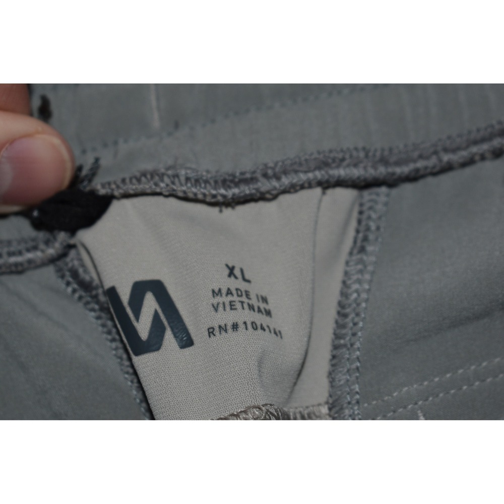 VRST Jogger Pants Mens XL Gray Commuter Athletic Stretch Drawstring Tapred - Picture 5 of 8